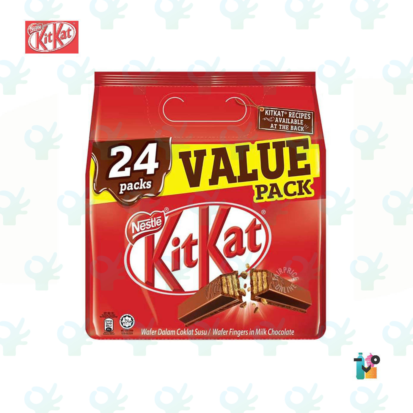 Ofiskita Nestle KitKat 24 Packs Value Pack Share Bag 24pcs x 17g